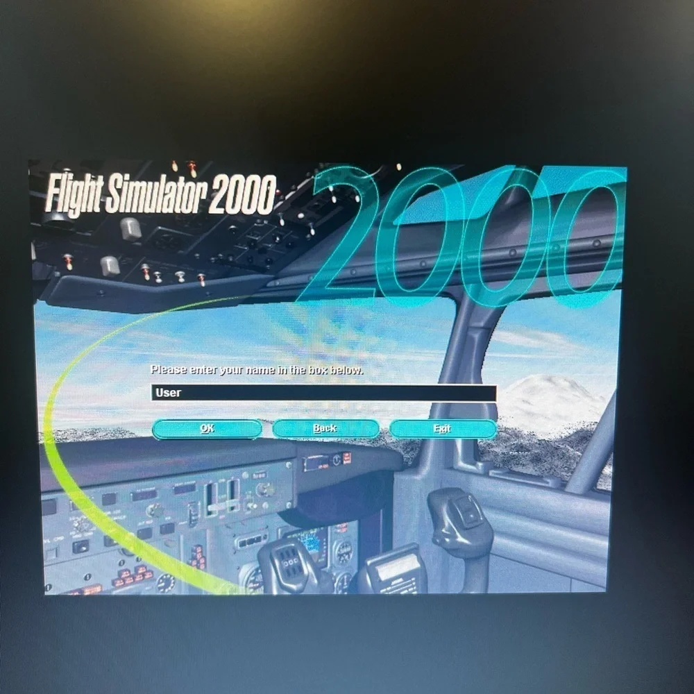 Microsoft Flight Simulator 2000 (PC, 1999) 2 Disk CD-ROM